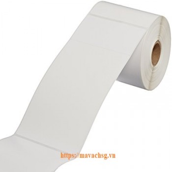 Giấy decal in mã vạch 100mm x 150mm