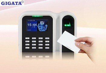 Máy chấm công vân tay+thẻ GIGATA T9