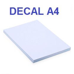 Giấy in mã vạch decal A4