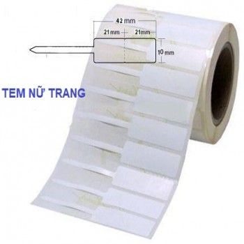 Giấy decal in tem vàng - tem trang sức